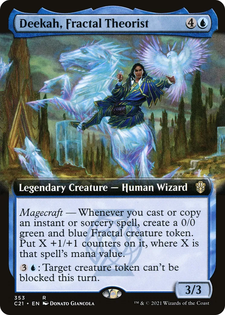 Deekah, Fractal Theorist — Commander 2021 — Magic: The Gathering