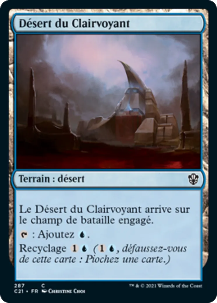 Désert du Clairvoyant — Commander 2021 — Magic: The Gathering