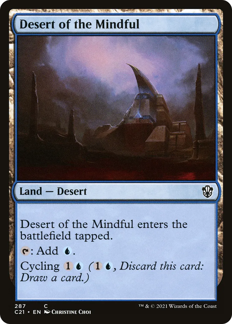 Desert of the Mindful — Commander 2021 — Magic: The Gathering