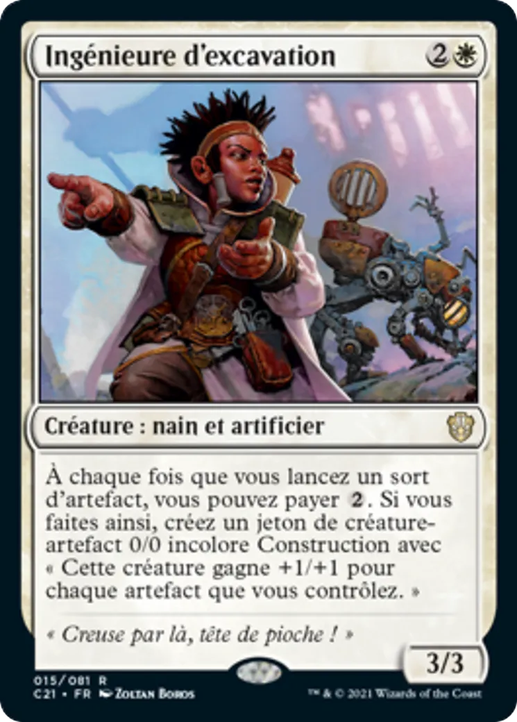 Ingénieure d'excavation — Commander 2021 — Magic: The Gathering