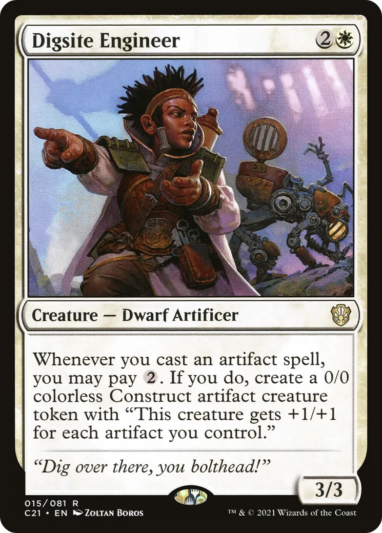 Digsite Engineer — Commander 2021 — Magic: The Gathering