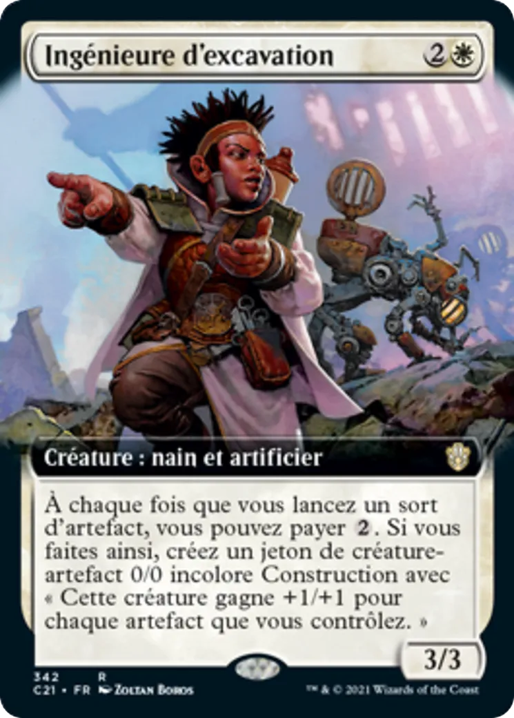 Ingénieure d'excavation — Commander 2021 — Magic: The Gathering