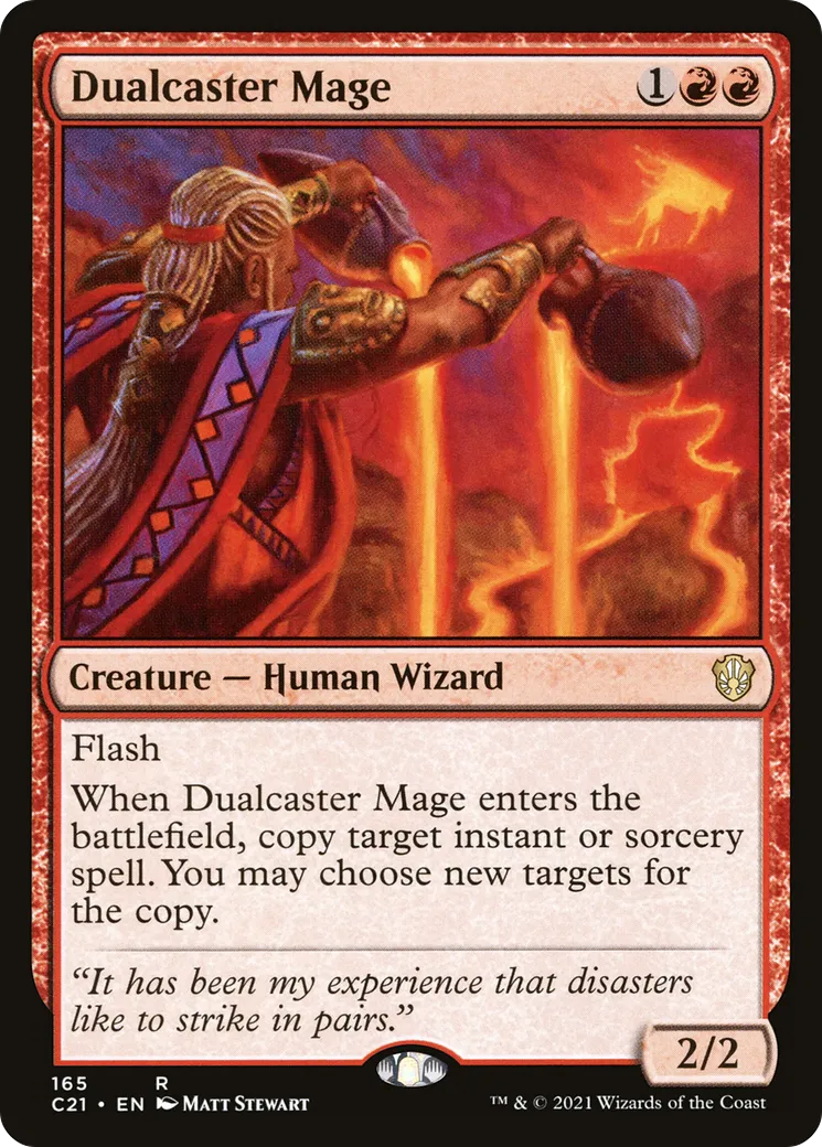 Dualcaster Mage — Commander 2021 — Magic: The Gathering