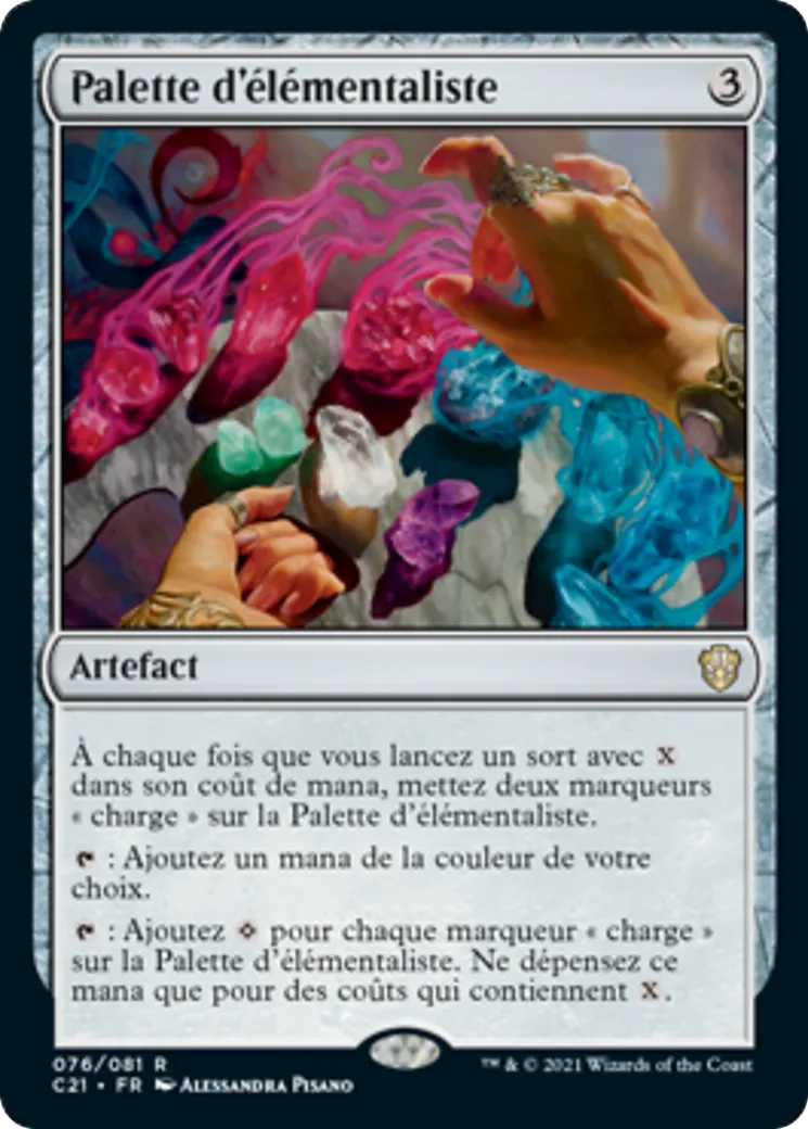 Palette d'élémentaliste from Commander 2021 - Magic: The Gathering