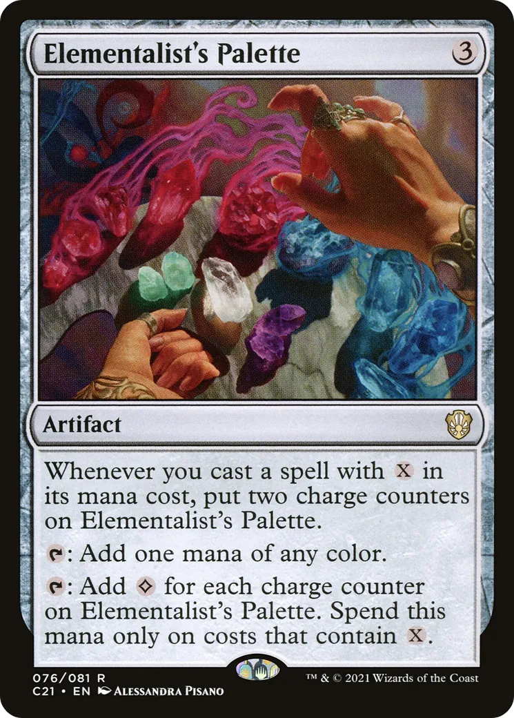 Elementalist's Palette — Commander 2021 — Magic: The Gathering