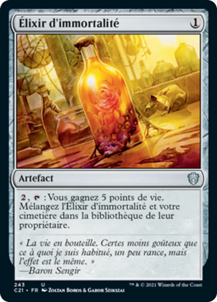Élixir d'immortalité — Commander 2021 — Magic: The Gathering