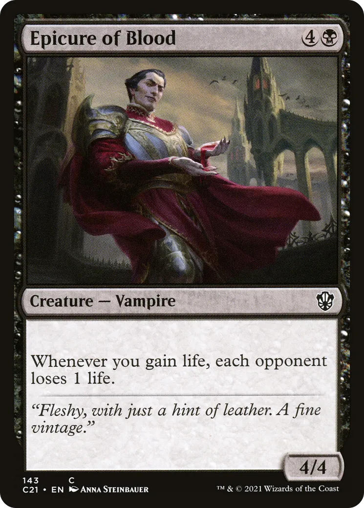 Epicure of Blood from Commander 2021 - Magic: The Gathering