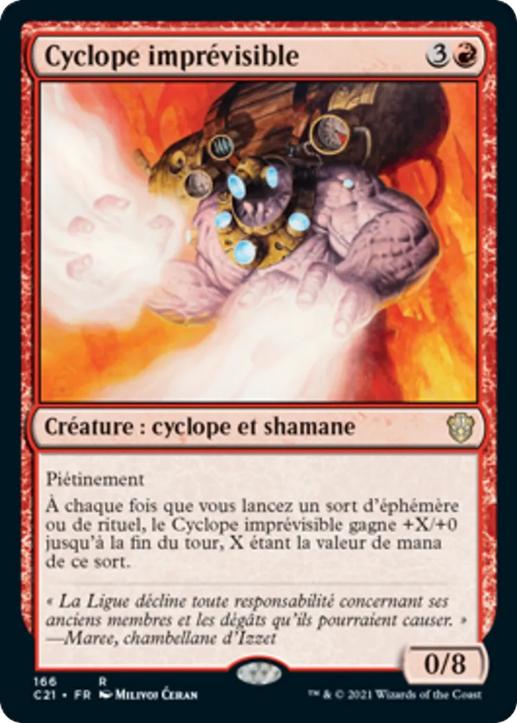 Cyclope imprévisible — Commander 2021 — Magic: The Gathering