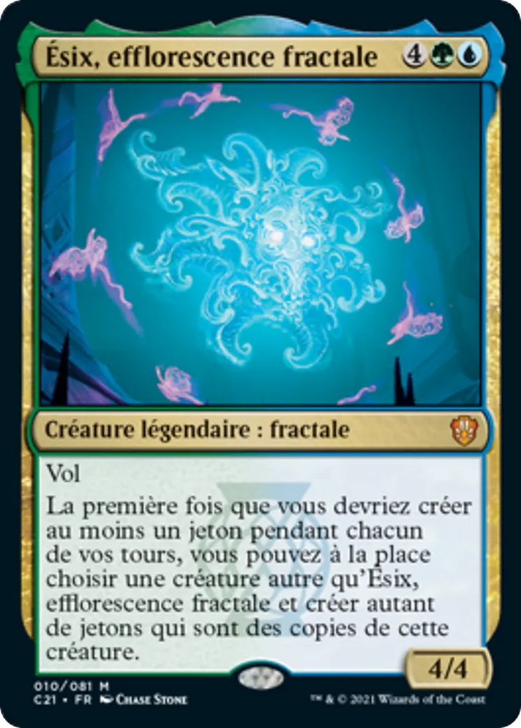 Ésix, efflorescence fractale — Commander 2021 — Magic: The Gathering