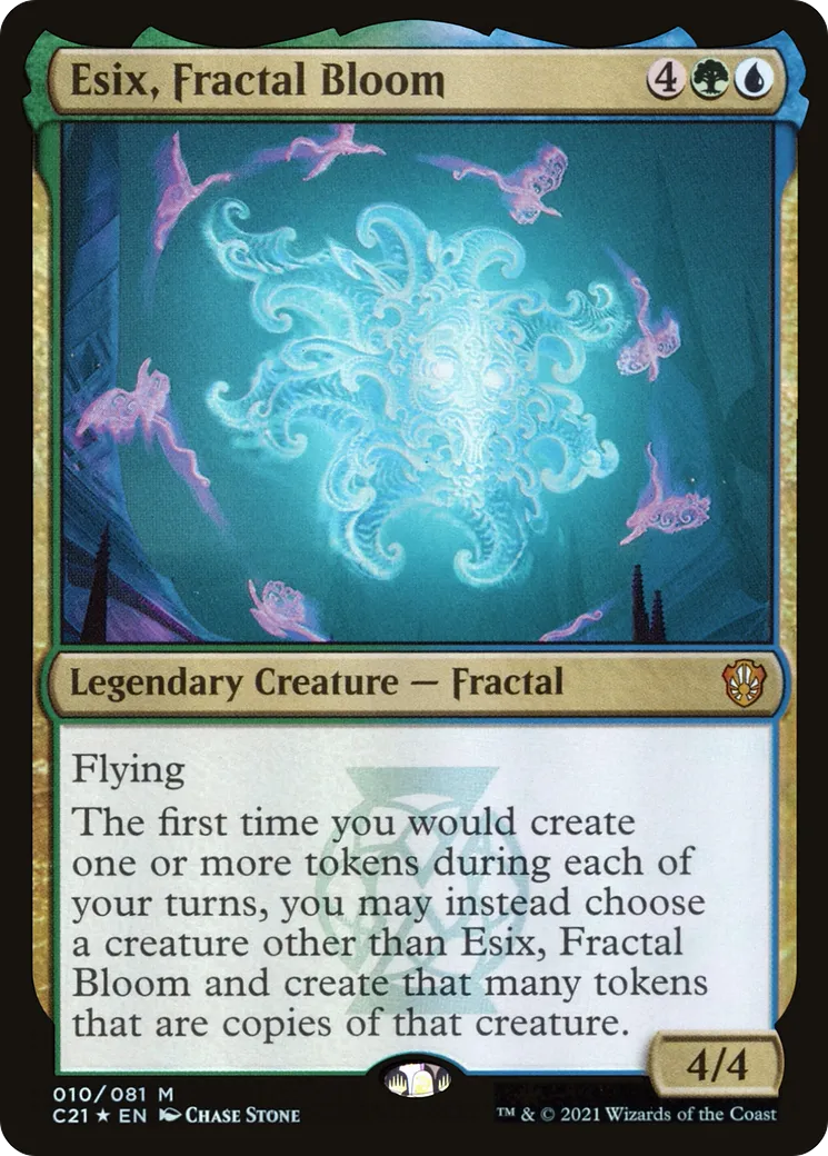 Esix, Fractal Bloom from Commander 2021 - Magic: The Gathering