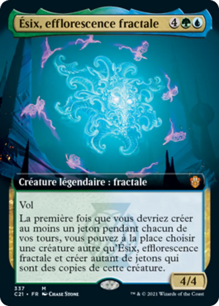 Ésix, efflorescence fractale — Commander 2021 — Magic: The Gathering