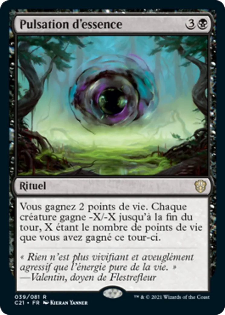 Pulsation d'essence — Commander 2021 — Magic: The Gathering