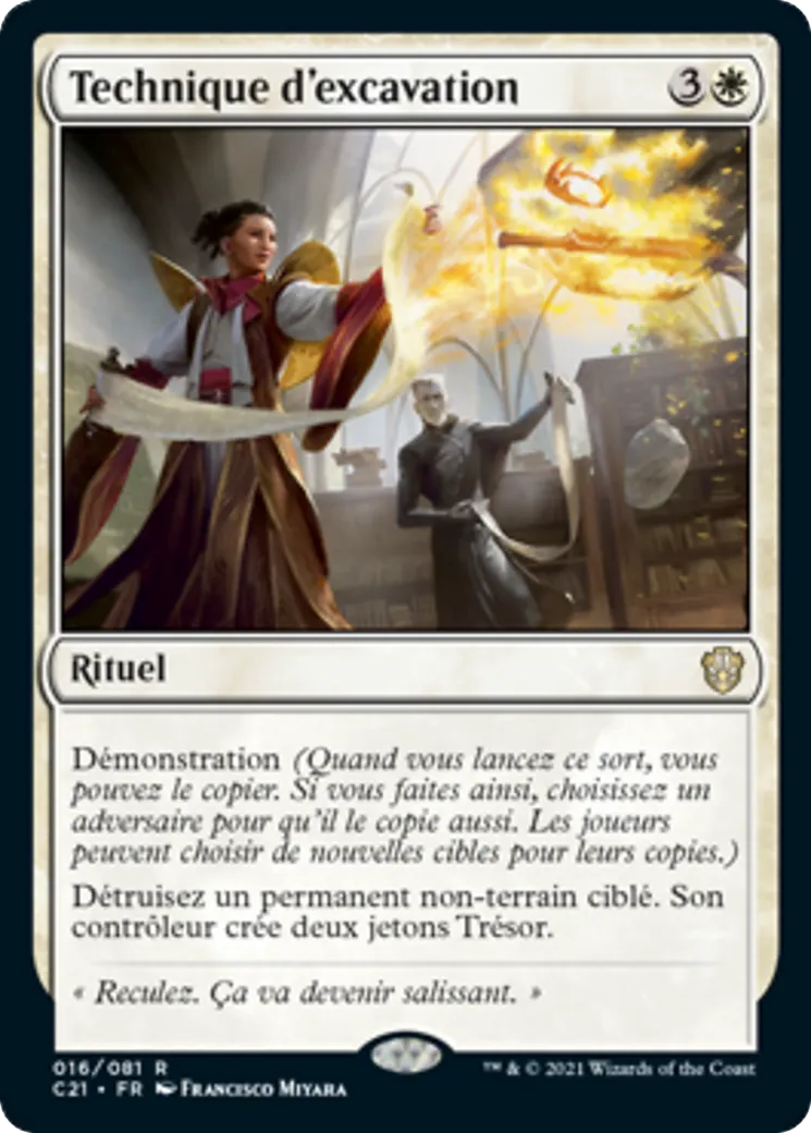 Technique d'excavation — Commander 2021 — Magic: The Gathering