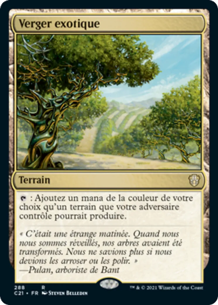 Verger exotique — Commander 2021 — Magic: The Gathering