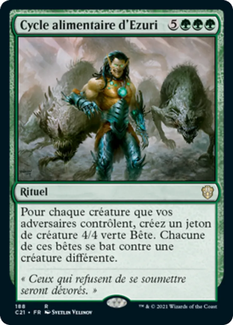 Cycle alimentaire d'Ezuri — Commander 2021 — Magic: The Gathering