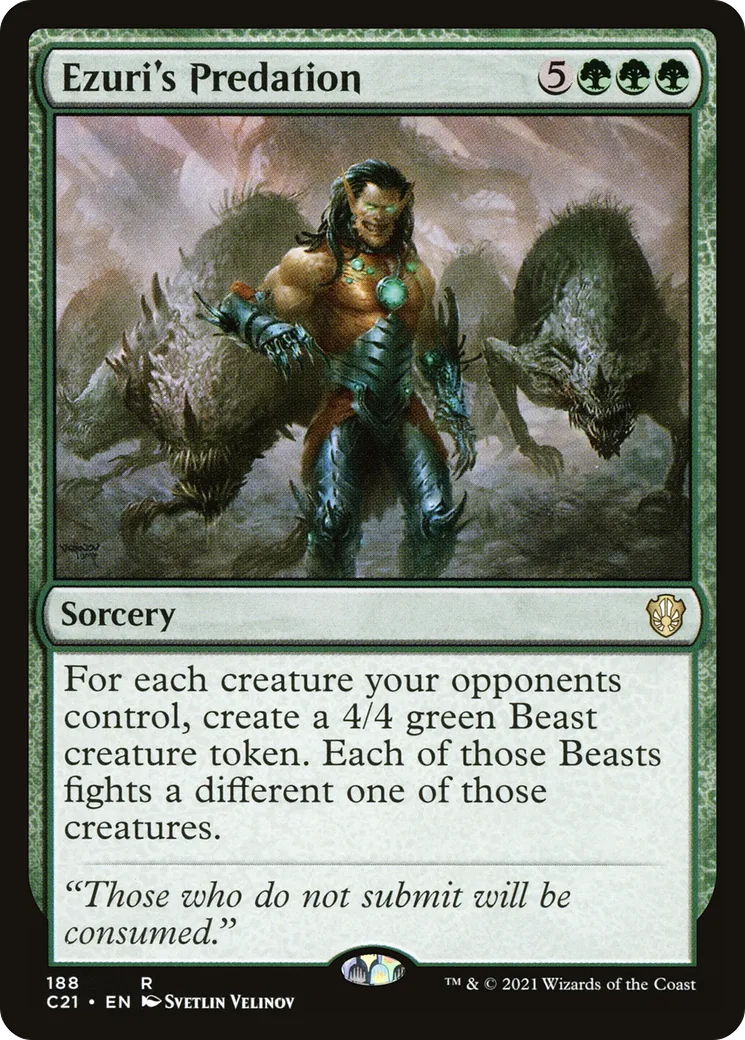 Ezuri's Predation — Commander 2021 — Magic: The Gathering