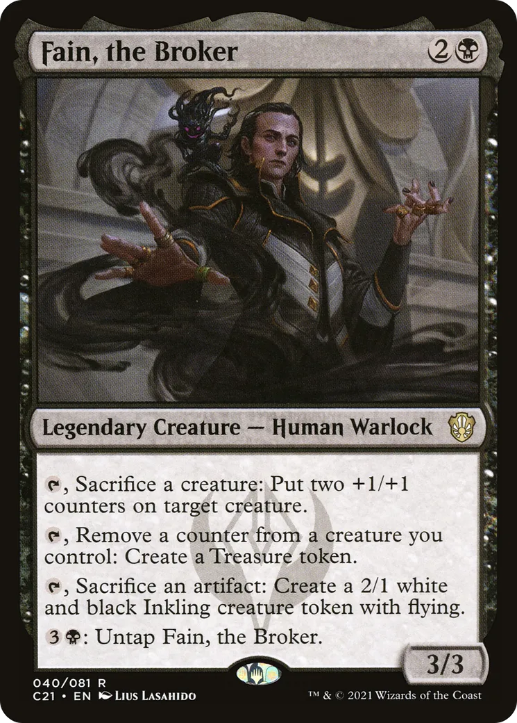 Fain, the Broker — Commander 2021 — Magic: The Gathering