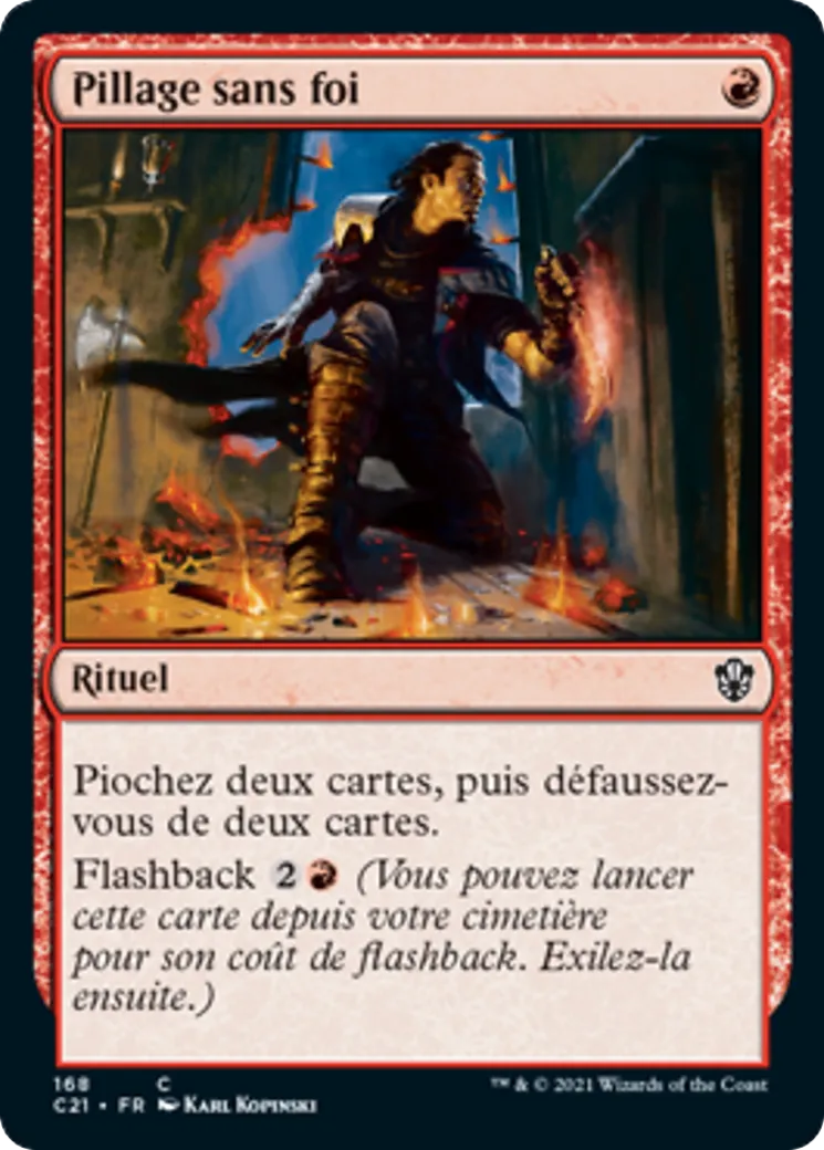 Pillage sans foi — Commander 2021 — Magic: The Gathering