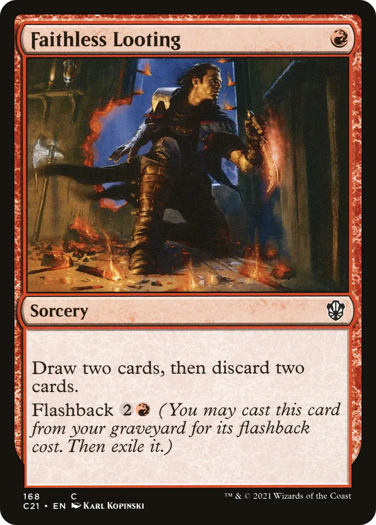 Pillage sans foi — Commander 2021 — Magic: The Gathering