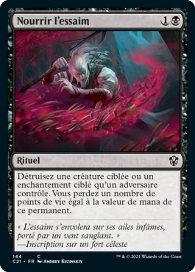 Nourrir l'essaim from Commander 2021 - Magic: The Gathering