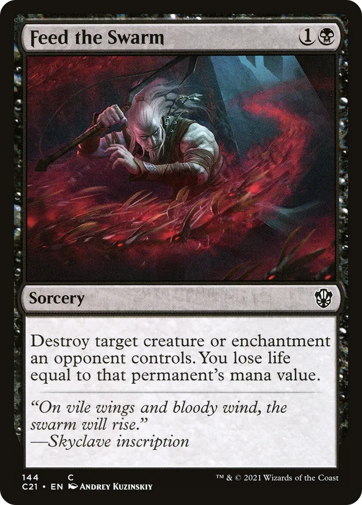 Feed the Swarm — Commander 2021 — Magic: The Gathering