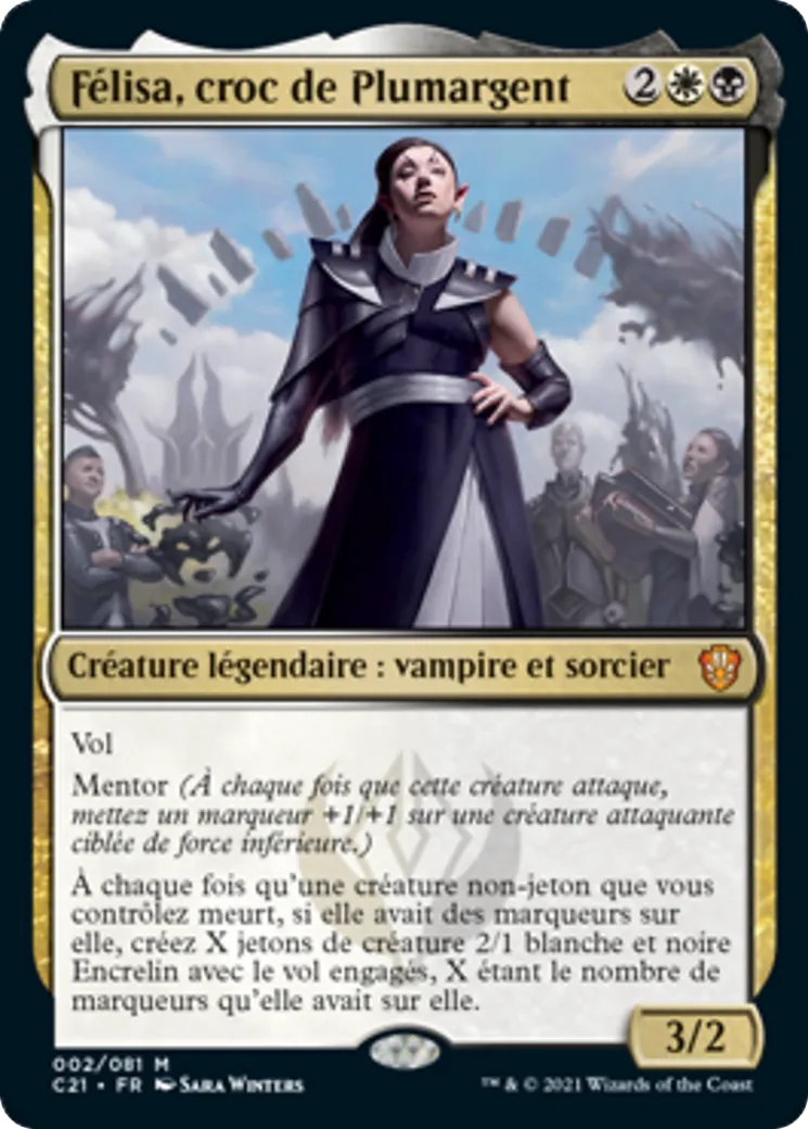 Félisa, croc de Plumargent — Commander 2021 — Magic: The Gathering