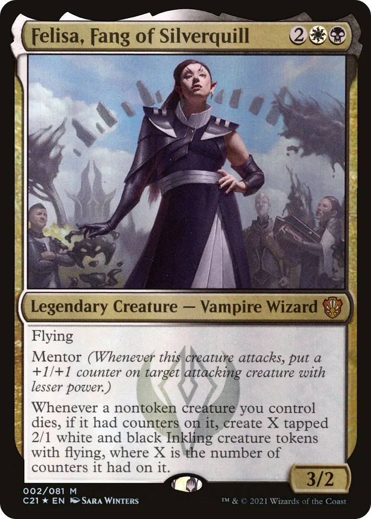Felisa, Fang of Silverquill — Commander 2021 — Magic: The Gathering