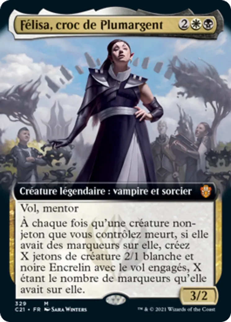 Félisa, croc de Plumargent — Commander 2021 — Magic: The Gathering