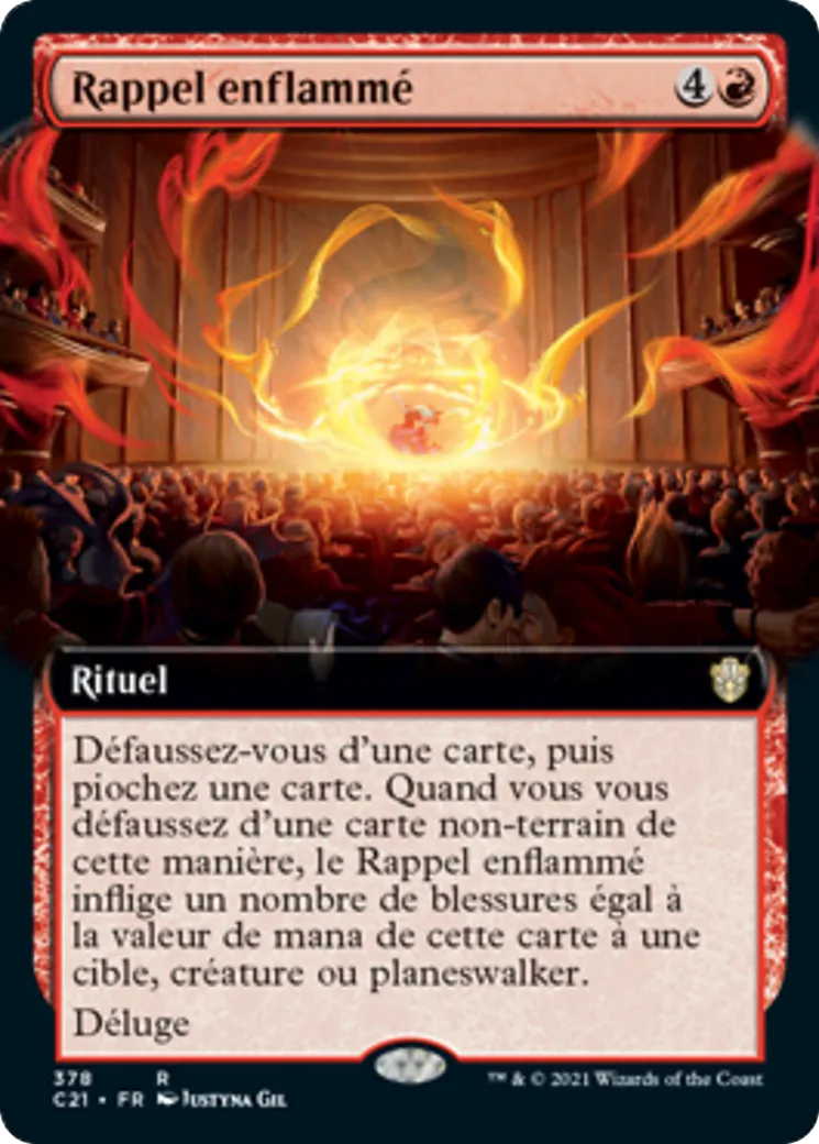 Rappel enflammé — Commander 2021 — Magic: The Gathering