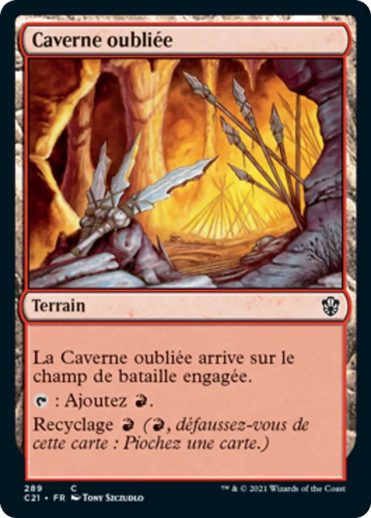Caverne oubliée — Commander 2021 — Magic: The Gathering