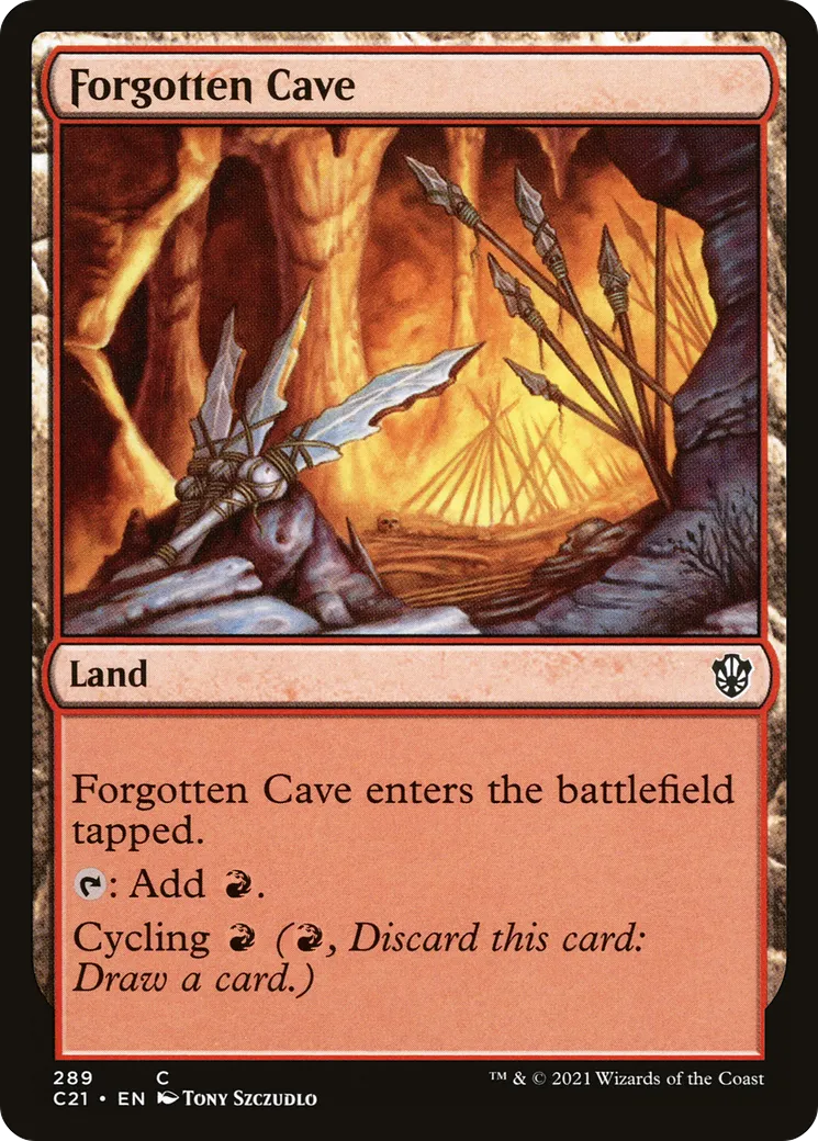 Forgotten Cave — Commander 2021 — Magic: The Gathering