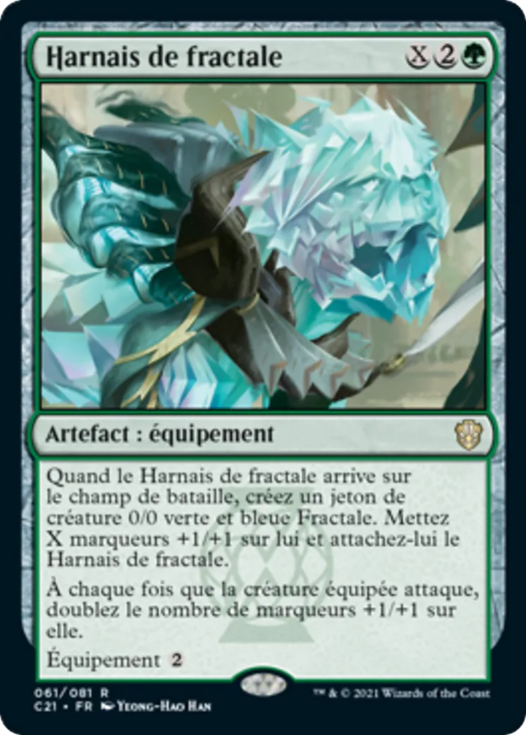 Harnais de fractale — Commander 2021 — Magic: The Gathering