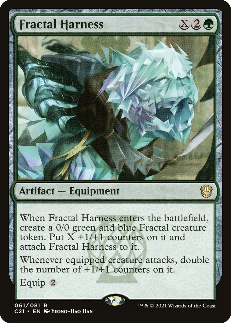 Fractal Harness from Commander 2021 - Magic: The Gathering