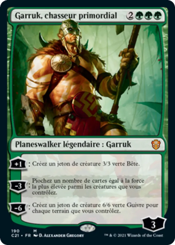 Garruk, chasseur primordial — Commander 2021 — Magic: The Gathering