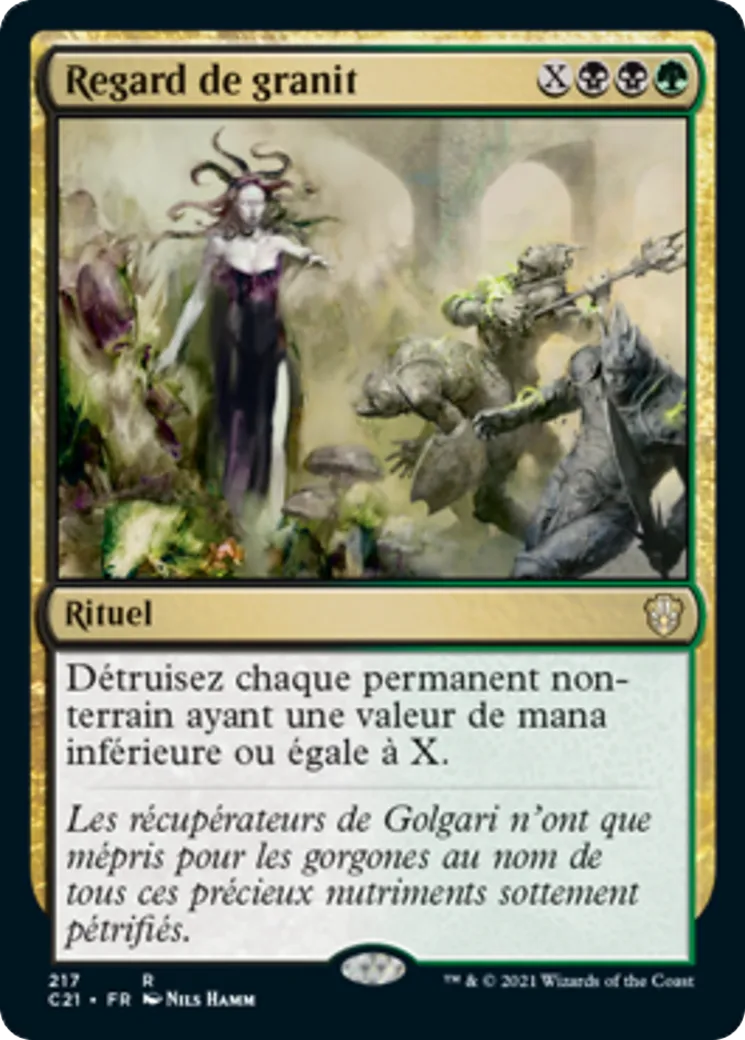 Regard de granit — Commander 2021 — Magic: The Gathering