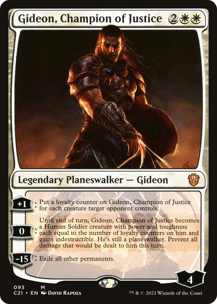 Gideon, Champion of Justice — Commander 2021 — Magic: The Gathering