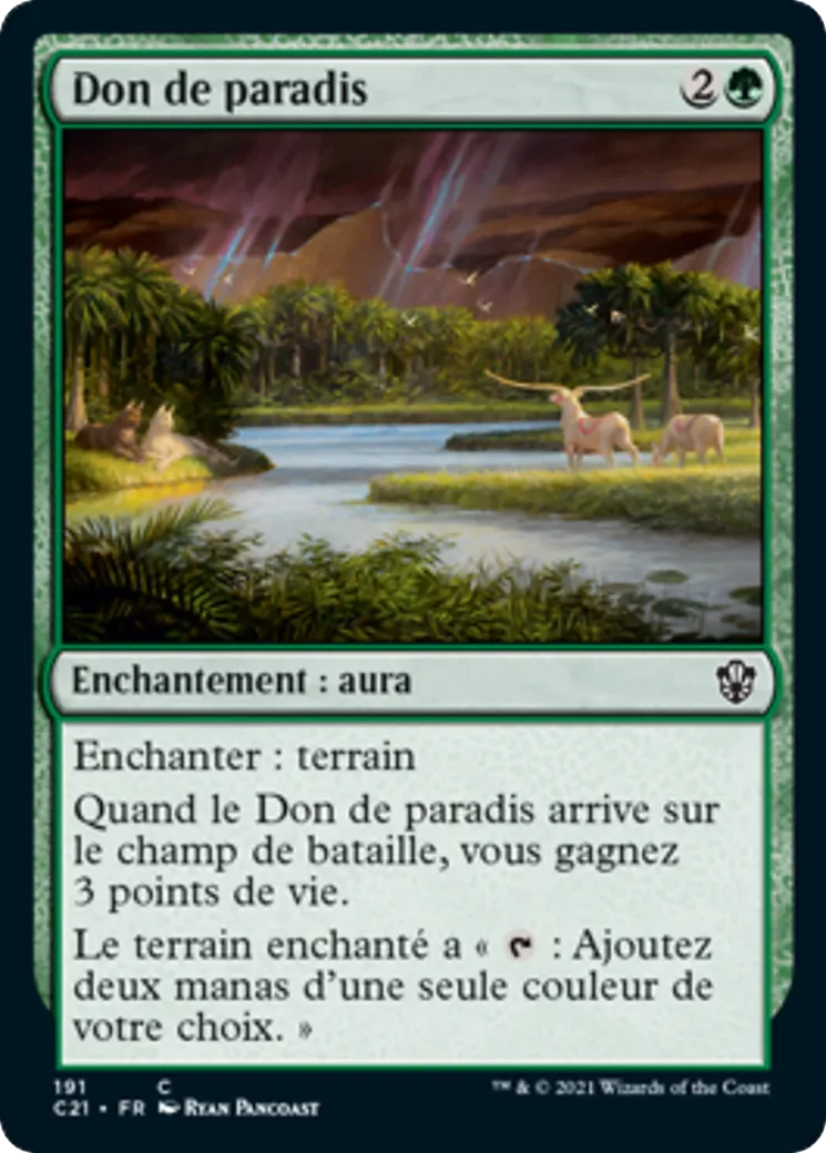 Don de paradis — Commander 2021 — Magic: The Gathering