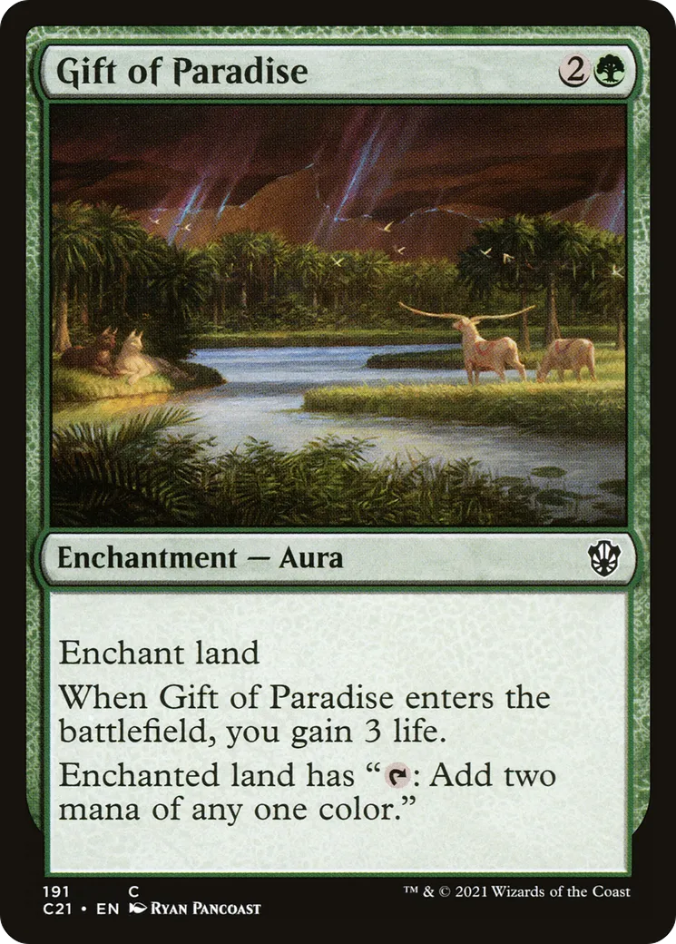 Gift of Paradise — Commander 2021 — Magic: The Gathering