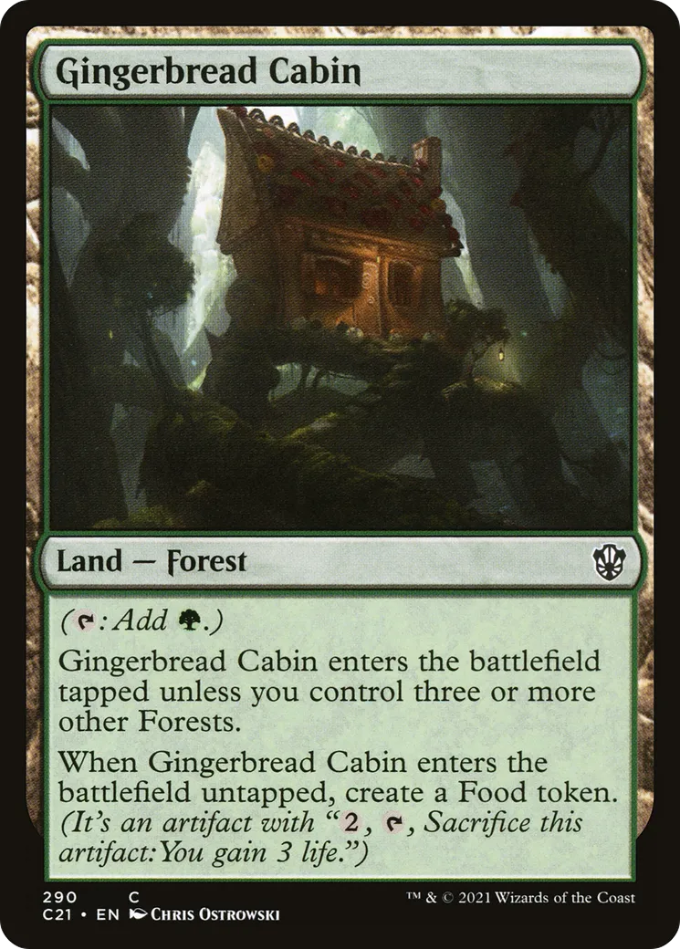 Gingerbread Cabin — Commander 2021 — Magic: The Gathering