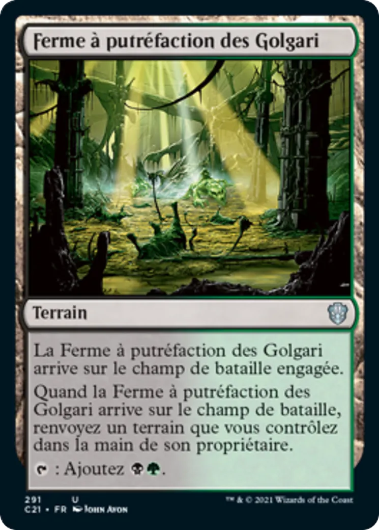 Ferme à putréfaction des Golgari — Commander 2021 — Magic: The Gathering