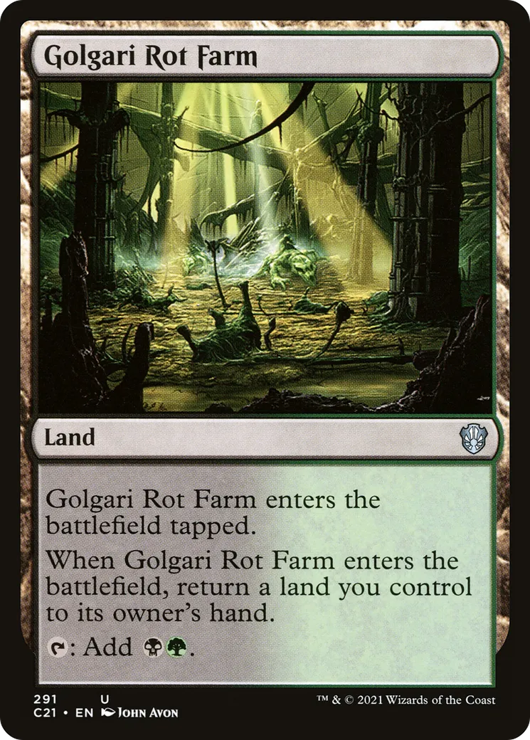 Golgari Rot Farm — Commander 2021 — Magic: The Gathering
