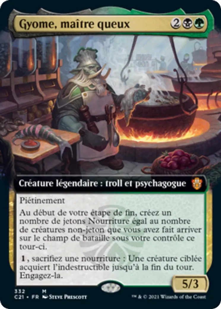 Gyome, maître queux — Commander 2021 — Magic: The Gathering