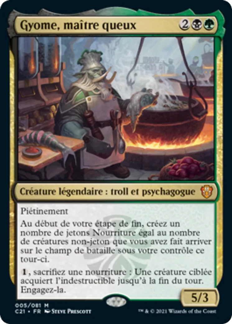 Gyome, maître queux — Commander 2021 — Magic: The Gathering