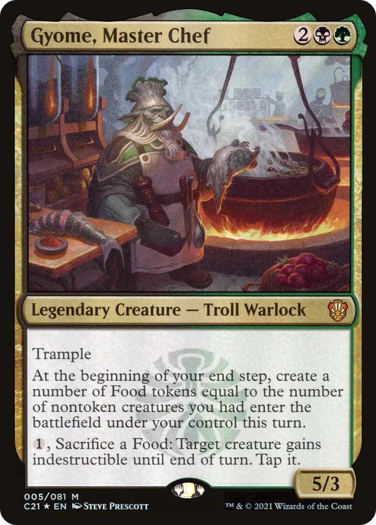 Gyome, Master Chef — Commander 2021 — Magic: The Gathering