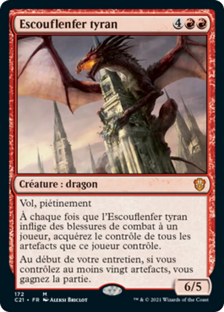 Escouflenfer tyran from Commander 2021 - Magic: The Gathering