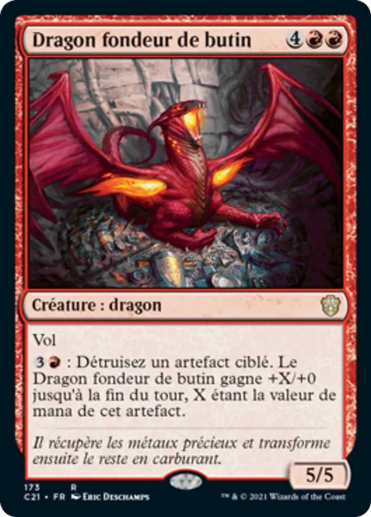 Dragon fondeur de butin — Commander 2021 — Magic: The Gathering