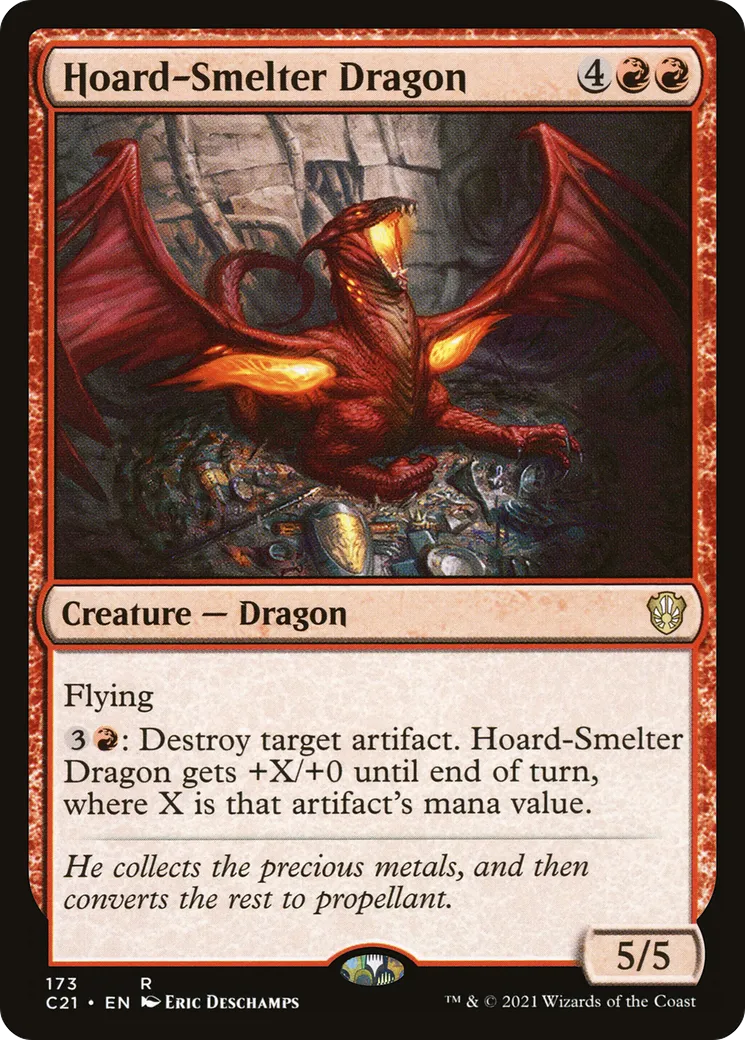 Hoard-Smelter Dragon — Commander 2021 — Magic: The Gathering