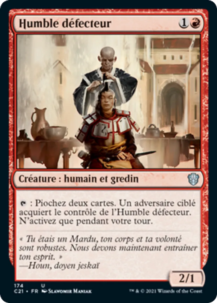 Humble défecteur — Commander 2021 — Magic: The Gathering