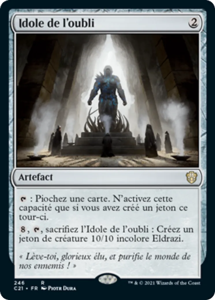 Idole de l'oubli — Commander 2021 — Magic: The Gathering