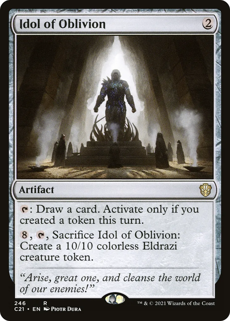 Idol of Oblivion — Commander 2021 — Magic: The Gathering